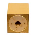 kelvo® AKIRA KLV-101-0031 Κινούμενο Φωτιστικό Downlight Σποτ για Λάμπα MR16 με Ντουί GU10 AC 220-240V IP20 – Χρυσό Βούρτσας – Μ8 x Π8 x Υ10cm