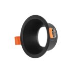 kelvo® DELTA KLV-101-0032 Χωνευτό Φωτιστικό Downlight Σποτ για Λάμπα MR16 με Ντουί GU10 AC 220-240V IP20 – Μαύρο Ματ – Μ8.5 x Π8.5 x Υ3.5cm / Q7.5cm