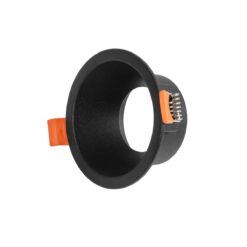 kelvo® DELTA KLV-101-0032 Χωνευτό Φωτιστικό Downlight Σποτ για Λάμπα MR16 με Ντουί GU10 AC 220-240V IP20 – Μαύρο Ματ – Μ8.5 x Π8.5 x Υ3.5cm / Q7.5cm