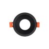 kelvo® DELTA KLV-101-0032 Χωνευτό Φωτιστικό Downlight Σποτ για Λάμπα MR16 με Ντουί GU10 AC 220-240V IP20 – Μαύρο Ματ – Μ8.5 x Π8.5 x Υ3.5cm / Q7.5cm