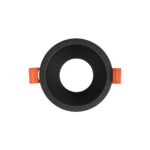kelvo® DELTA KLV-101-0032 Χωνευτό Φωτιστικό Downlight Σποτ για Λάμπα MR16 με Ντουί GU10 AC 220-240V IP20 – Μαύρο Ματ – Μ8.5 x Π8.5 x Υ3.5cm / Q7.5cm