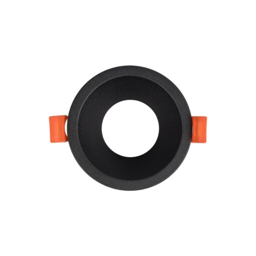 kelvo® DELTA KLV-101-0032 Χωνευτό Φωτιστικό Downlight Σποτ για Λάμπα MR16 με Ντουί GU10 AC 220-240V IP20 – Μαύρο Ματ – Μ8.5 x Π8.5 x Υ3.5cm / Q7.5cm