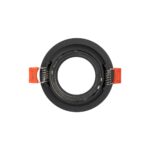 kelvo® DELTA KLV-101-0032 Χωνευτό Φωτιστικό Downlight Σποτ για Λάμπα MR16 με Ντουί GU10 AC 220-240V IP20 – Μαύρο Ματ – Μ8.5 x Π8.5 x Υ3.5cm / Q7.5cm