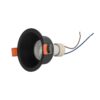 kelvo® DELTA KLV-101-0032 Χωνευτό Φωτιστικό Downlight Σποτ για Λάμπα MR16 με Ντουί GU10 AC 220-240V IP20 – Μαύρο Ματ – Μ8.5 x Π8.5 x Υ3.5cm / Q7.5cm