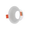 kelvo® DELTA KLV-101-0033 Χωνευτό Φωτιστικό Downlight Σποτ για Λάμπα MR16 με Ντουί GU10 AC 220-240V IP20 – Λευκό Ματ – Μ8.5 x Π8.5 x Υ3.5cm / Q7.5cm