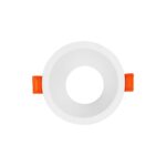 kelvo® DELTA KLV-101-0033 Χωνευτό Φωτιστικό Downlight Σποτ για Λάμπα MR16 με Ντουί GU10 AC 220-240V IP20 – Λευκό Ματ – Μ8.5 x Π8.5 x Υ3.5cm / Q7.5cm