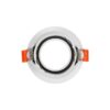 kelvo® DELTA KLV-101-0033 Χωνευτό Φωτιστικό Downlight Σποτ για Λάμπα MR16 με Ντουί GU10 AC 220-240V IP20 – Λευκό Ματ – Μ8.5 x Π8.5 x Υ3.5cm / Q7.5cm