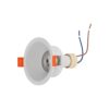 kelvo® DELTA KLV-101-0033 Χωνευτό Φωτιστικό Downlight Σποτ για Λάμπα MR16 με Ντουί GU10 AC 220-240V IP20 – Λευκό Ματ – Μ8.5 x Π8.5 x Υ3.5cm / Q7.5cm