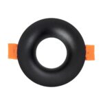 kelvo® OMICRON KLV-101-0034 Χωνευτό Φωτιστικό Downlight Σποτ για Λάμπα MR16 με Ντουί GU10 AC 220-240V IP20 – Μαύρο Ματ – Μ8.5 x Π8.5 x Υ3cm / Q7.5cm