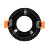 kelvo® OMICRON KLV-101-0034 Χωνευτό Φωτιστικό Downlight Σποτ για Λάμπα MR16 με Ντουί GU10 AC 220-240V IP20 – Μαύρο Ματ – Μ8.5 x Π8.5 x Υ3cm / Q7.5cm
