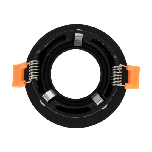 kelvo® OMICRON KLV-101-0034 Χωνευτό Φωτιστικό Downlight Σποτ για Λάμπα MR16 με Ντουί GU10 AC 220-240V IP20 – Μαύρο Ματ – Μ8.5 x Π8.5 x Υ3cm / Q7.5cm