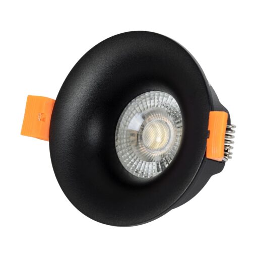 kelvo® OMICRON KLV-101-0034 Χωνευτό Φωτιστικό Downlight Σποτ για Λάμπα MR16 με Ντουί GU10 AC 220-240V IP20 – Μαύρο Ματ – Μ8.5 x Π8.5 x Υ3cm / Q7.5cm