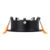 kelvo® OMICRON KLV-101-0034 Χωνευτό Φωτιστικό Downlight Σποτ για Λάμπα MR16 με Ντουί GU10 AC 220-240V IP20 – Μαύρο Ματ – Μ8.5 x Π8.5 x Υ3cm / Q7.5cm