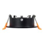 kelvo® OMICRON KLV-101-0034 Χωνευτό Φωτιστικό Downlight Σποτ για Λάμπα MR16 με Ντουί GU10 AC 220-240V IP20 – Μαύρο Ματ – Μ8.5 x Π8.5 x Υ3cm / Q7.5cm