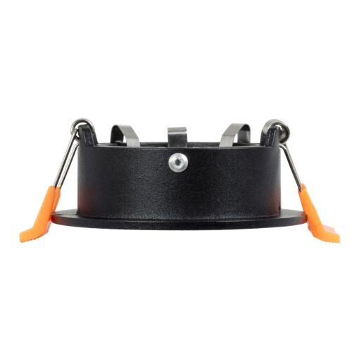 kelvo® OMICRON KLV-101-0034 Χωνευτό Φωτιστικό Downlight Σποτ για Λάμπα MR16 με Ντουί GU10 AC 220-240V IP20 – Μαύρο Ματ – Μ8.5 x Π8.5 x Υ3cm / Q7.5cm