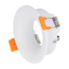 kelvo® OMICRON KLV-101-0035 Χωνευτό Φωτιστικό Downlight Σποτ για Λάμπα MR16 με Ντουί GU10 AC 220-240V IP20 – Λευκό Ματ – Μ8.5 x Π8.5 x Υ3cm / Q7.5cm