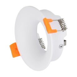 kelvo® OMICRON KLV-101-0035 Χωνευτό Φωτιστικό Downlight Σποτ για Λάμπα MR16 με Ντουί GU10 AC 220-240V IP20 – Λευκό Ματ – Μ8.5 x Π8.5 x Υ3cm / Q7.5cm