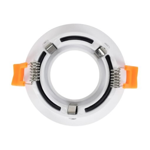 kelvo® OMICRON KLV-101-0035 Χωνευτό Φωτιστικό Downlight Σποτ για Λάμπα MR16 με Ντουί GU10 AC 220-240V IP20 – Λευκό Ματ – Μ8.5 x Π8.5 x Υ3cm / Q7.5cm