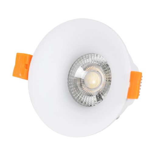kelvo® OMICRON KLV-101-0035 Χωνευτό Φωτιστικό Downlight Σποτ για Λάμπα MR16 με Ντουί GU10 AC 220-240V IP20 – Λευκό Ματ – Μ8.5 x Π8.5 x Υ3cm / Q7.5cm