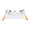kelvo® OMICRON KLV-101-0035 Χωνευτό Φωτιστικό Downlight Σποτ για Λάμπα MR16 με Ντουί GU10 AC 220-240V IP20 – Λευκό Ματ – Μ8.5 x Π8.5 x Υ3cm / Q7.5cm
