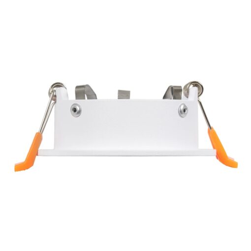 kelvo® OMICRON KLV-101-0035 Χωνευτό Φωτιστικό Downlight Σποτ για Λάμπα MR16 με Ντουί GU10 AC 220-240V IP20 – Λευκό Ματ – Μ8.5 x Π8.5 x Υ3cm / Q7.5cm