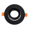 kelvo® OMEGA KLV-101-0036 Χωνευτό Κινούμενο Φωτιστικό Downlight Σποτ για Λάμπα MR16 με Ντουί GU10 AC 220-240V IP20 – Μαύρο Ματ – Μ10.5 x Π10.5 x Υ2.2cm / Q7.5cm