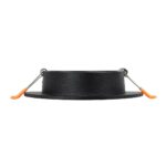 kelvo® OMEGA KLV-101-0036 Χωνευτό Κινούμενο Φωτιστικό Downlight Σποτ για Λάμπα MR16 με Ντουί GU10 AC 220-240V IP20 – Μαύρο Ματ – Μ10.5 x Π10.5 x Υ2.2cm / Q7.5cm