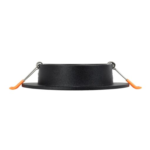 kelvo® OMEGA KLV-101-0036 Χωνευτό Κινούμενο Φωτιστικό Downlight Σποτ για Λάμπα MR16 με Ντουί GU10 AC 220-240V IP20 – Μαύρο Ματ – Μ10.5 x Π10.5 x Υ2.2cm / Q7.5cm