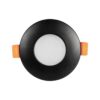kelvo® KAPA KLV-101-0038 Χωνευτό Φωτιστικό Downlight Σποτ Μπάνιου για Λάμπα MR16 με Ντουί GU10 AC 220-240V Αδιάβροχο IP65 – Μαύρο Ματ – Μ8.5 x Π8.5 x Υ4.2cm / Q7.5cm