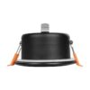 kelvo® KAPA KLV-101-0038 Χωνευτό Φωτιστικό Downlight Σποτ Μπάνιου για Λάμπα MR16 με Ντουί GU10 AC 220-240V Αδιάβροχο IP65 – Μαύρο Ματ – Μ8.5 x Π8.5 x Υ4.2cm / Q7.5cm