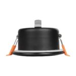 kelvo® KAPA KLV-101-0038 Χωνευτό Φωτιστικό Downlight Σποτ Μπάνιου για Λάμπα MR16 με Ντουί GU10 AC 220-240V Αδιάβροχο IP65 – Μαύρο Ματ – Μ8.5 x Π8.5 x Υ4.2cm / Q7.5cm