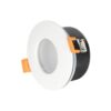kelvo® KAPA KLV-101-0039 Χωνευτό Φωτιστικό Downlight Σποτ Μπάνιου για Λάμπα MR16 με Ντουί GU10 AC 220-240V Αδιάβροχο IP65 – Λευκό Ματ – Μ8.5 x Π8.5 x Υ4.2cm / Q7.5cm