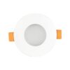 kelvo® KAPA KLV-101-0039 Χωνευτό Φωτιστικό Downlight Σποτ Μπάνιου για Λάμπα MR16 με Ντουί GU10 AC 220-240V Αδιάβροχο IP65 – Λευκό Ματ – Μ8.5 x Π8.5 x Υ4.2cm / Q7.5cm