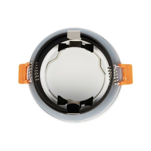 kelvo® KAPA KLV-101-0039 Χωνευτό Φωτιστικό Downlight Σποτ Μπάνιου για Λάμπα MR16 με Ντουί GU10 AC 220-240V Αδιάβροχο IP65 – Λευκό Ματ – Μ8.5 x Π8.5 x Υ4.2cm / Q7.5cm