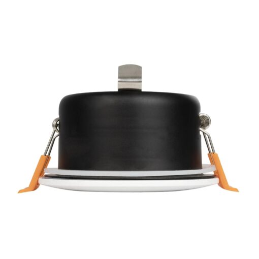 kelvo® KAPA KLV-101-0039 Χωνευτό Φωτιστικό Downlight Σποτ Μπάνιου για Λάμπα MR16 με Ντουί GU10 AC 220-240V Αδιάβροχο IP65 – Λευκό Ματ – Μ8.5 x Π8.5 x Υ4.2cm / Q7.5cm
