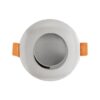 kelvo® KAPA KLV-101-0040 Χωνευτό Φωτιστικό Downlight Σποτ Μπάνιου για Λάμπα MR16 με Ντουί GU10 AC 220-240V Αδιάβροχο IP65 – Νίκελ Χρώμιο – Μ8.5 x Π8.5 x Υ4.2cm / Q7.5cm