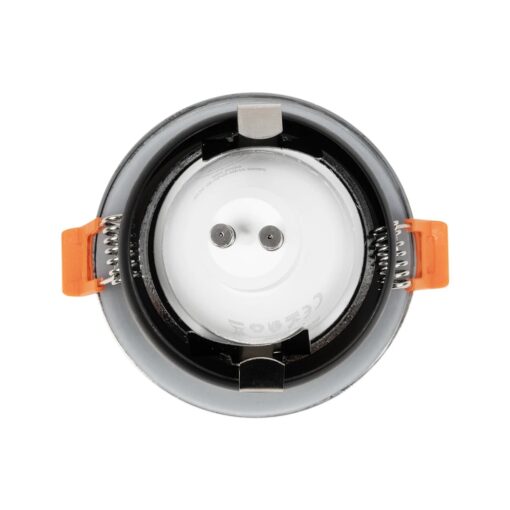 kelvo® KAPA KLV-101-0040 Χωνευτό Φωτιστικό Downlight Σποτ Μπάνιου για Λάμπα MR16 με Ντουί GU10 AC 220-240V Αδιάβροχο IP65 – Νίκελ Χρώμιο – Μ8.5 x Π8.5 x Υ4.2cm / Q7.5cm
