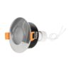 kelvo® KAPA KLV-101-0040 Χωνευτό Φωτιστικό Downlight Σποτ Μπάνιου για Λάμπα MR16 με Ντουί GU10 AC 220-240V Αδιάβροχο IP65 – Νίκελ Χρώμιο – Μ8.5 x Π8.5 x Υ4.2cm / Q7.5cm