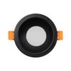 kelvo® SIGMA KLV-101-0041 Χωνευτό Φωτιστικό Downlight Σποτ Μπάνιου για Λάμπα MR16 με Ντουί GU10 AC 220-240V Αδιάβροχο IP65 – Μαύρο Ματ – Μ8.5 x Π8.5 x Υ4.4cm / Q7.5cm