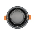 kelvo® SIGMA KLV-101-0041 Χωνευτό Φωτιστικό Downlight Σποτ Μπάνιου για Λάμπα MR16 με Ντουί GU10 AC 220-240V Αδιάβροχο IP65 – Μαύρο Ματ – Μ8.5 x Π8.5 x Υ4.4cm / Q7.5cm