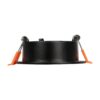 kelvo® LAMDA KLV-101-0044 Χωνευτό Φωτιστικό Downlight Σποτ Μπάνιου για Λάμπα MR16 με Ντουί GU10 AC 220-240V Αδιάβροχο IP65 – Μαύρο Ματ – Μ8.5 x Π8.5 x Υ3.5cm / Q7.5cm