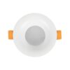 kelvo® LAMDA KLV-101-0045 Χωνευτό Φωτιστικό Downlight Σποτ Μπάνιου για Λάμπα MR16 με Ντουί GU10 AC 220-240V Αδιάβροχο IP65 – Λευκό Ματ – Μ8.5 x Π8.5 x Υ3.5cm / Q7.5cm