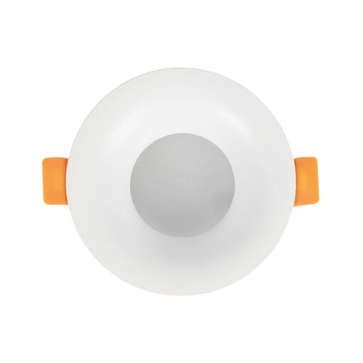 kelvo® LAMDA KLV-101-0045 Χωνευτό Φωτιστικό Downlight Σποτ Μπάνιου για Λάμπα MR16 με Ντουί GU10 AC 220-240V Αδιάβροχο IP65 – Λευκό Ματ – Μ8.5 x Π8.5 x Υ3.5cm / Q7.5cm