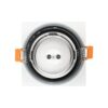 kelvo® EPSILON KLV-101-0048 Χωνευτό Φωτιστικό Downlight Σποτ Μπάνιου για Λάμπα MR16 με Ντουί GU10 AC 220-240V Αδιάβροχο IP65 – Λευκό Ματ – Μ8.5 x Π8.5 x Υ4.4cm / Q7.5cm x 7.5cm
