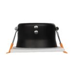 kelvo® EPSILON KLV-101-0048 Χωνευτό Φωτιστικό Downlight Σποτ Μπάνιου για Λάμπα MR16 με Ντουί GU10 AC 220-240V Αδιάβροχο IP65 – Λευκό Ματ – Μ8.5 x Π8.5 x Υ4.4cm / Q7.5cm x 7.5cm