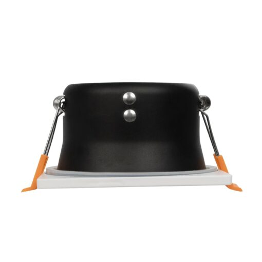 kelvo® EPSILON KLV-101-0048 Χωνευτό Φωτιστικό Downlight Σποτ Μπάνιου για Λάμπα MR16 με Ντουί GU10 AC 220-240V Αδιάβροχο IP65 – Λευκό Ματ – Μ8.5 x Π8.5 x Υ4.4cm / Q7.5cm x 7.5cm