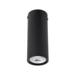 kelvo® DUCT KLV-101-0050 Φωτιστικό Downlight Σποτ για Λάμπα MR16 με Ντουί GU10 AC 220-240V IP20 – Μαύρο Ματ – Μ6 x Π6 x Υ15cm