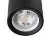 kelvo® DUCT KLV-101-0054 Φωτιστικό Downlight Σποτ για Λάμπα MR16 με Ντουί GU10 AC 220-240V IP20 – Μαύρο Ματ – Μ6 x Π6 x Υ75cm