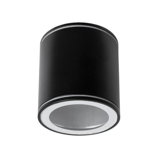 kelvo® MARETTI KLV-101-0055 Φωτιστικό Downlight Σποτ για Λάμπα MR16 με Ντουί GU10 AC 220-240V Αδιάβροχο IP65 – Μαύρο Ματ – Μ9 x Π9 x Υ9cm