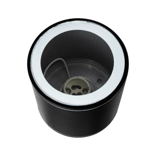 kelvo® MARETTI KLV-101-0055 Φωτιστικό Downlight Σποτ για Λάμπα MR16 με Ντουί GU10 AC 220-240V Αδιάβροχο IP65 – Μαύρο Ματ – Μ9 x Π9 x Υ9cm